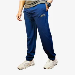 Men's Navy Blue Premium Track Pants | Comfortable Sports & Casual Joggers